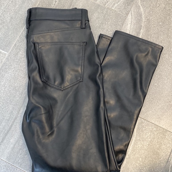 Gap Vegan Leather “high rise vintage slim” jean - Picture 6 of 7